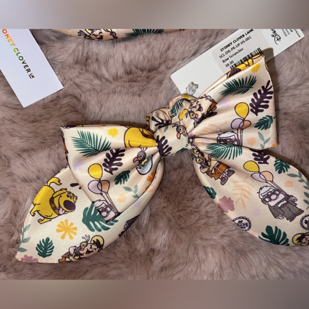 Stoney Clover X Pixar UP Bow scrunchie